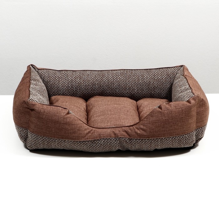 Лежанка Лофт Мокко №4, разм. 70 х 55 х 20 см, PerseiLine, светло-коричневый Лежанка Лофт Мокко №4, разм. 70 х 55 х 20 см, PerseiLine, светло-коричневый