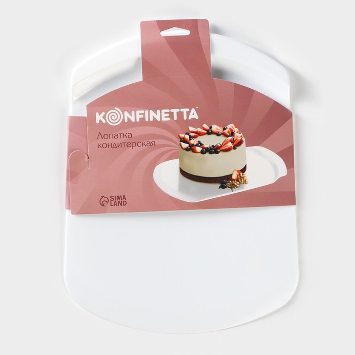 Лопатка кондитерская KONFINETTA «Апсара», 31×23 см, цвет белый Лопатка кондитерская KONFINETTA «Апсара», 31×23 см, цвет белый