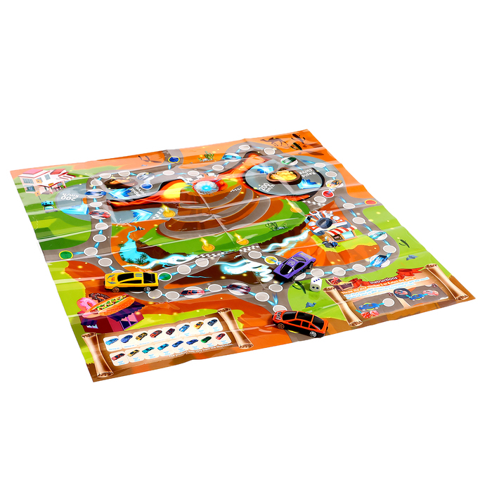 Грузовик «Перевозчик», 6 металлических машин в комплекте + игра Грузовик «Перевозчик», 6 металлических машин в комплекте + игра