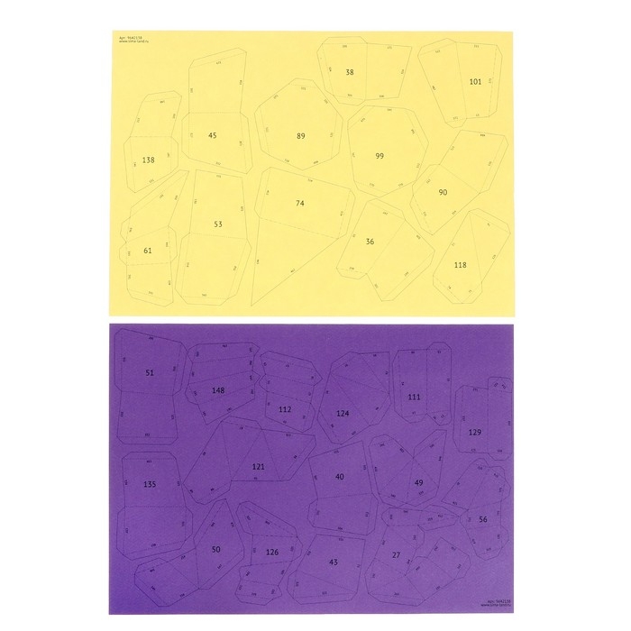 Конструктор полигональный «Дракон», 151 деталь Конструктор полигональный «Дракон», 151 деталь