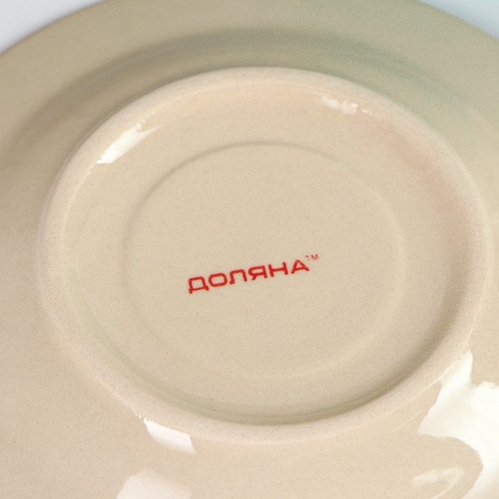 Чайная пара Доляна «Морской мир», 2 предмета: чашка 200 мл, блюдце d=14,5 см, цвет жёлтый Чайная пара Доляна «Морской мир», 2 предмета: чашка 200 мл, блюдце d=14,5 см, цвет жёлтый