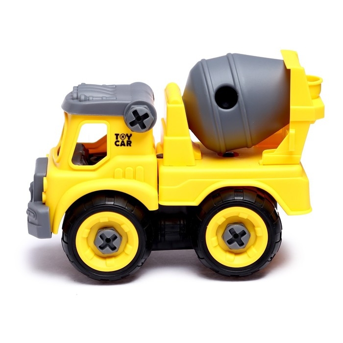 Конструктор винтовой «Бетономешалка», с отвёрткой, 24 детали Конструктор винтовой «Бетономешалка», с отвёрткой, 24 детали