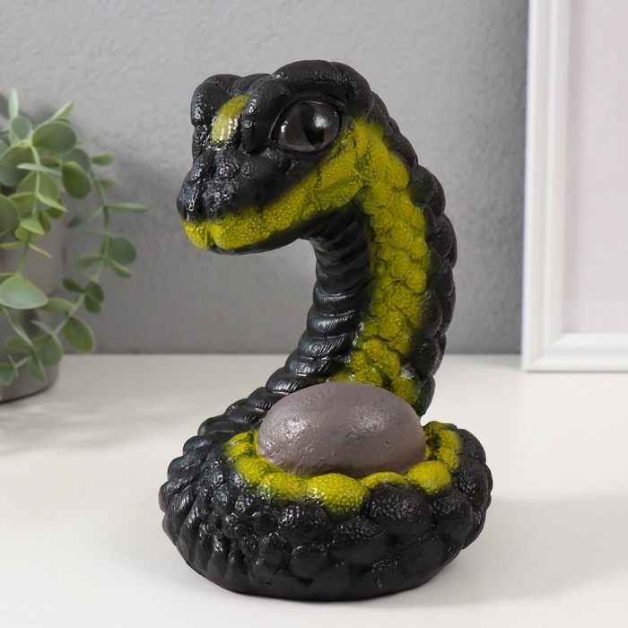 Новогодняя копилка  Новогодняя копилка "Мини Гумми"  12х12х17 см, черно-зеленый