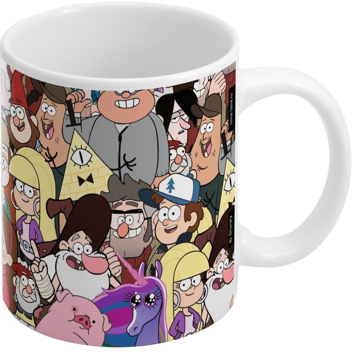 Кружка сублимация, 350 мл, Гравити Фолз Кружка сублимация, 350 мл, Гравити Фолз