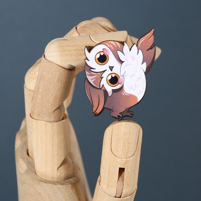 Значок деревянный «Талисман на успех», 4 х 3,5 см Значок деревянный «Талисман на успех», 4 х 3,5 см