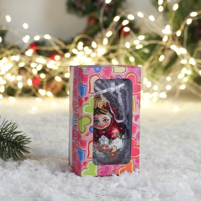 Ёлочная игрушка Ёлочная игрушка "Матрёшка-07" 7,7 см