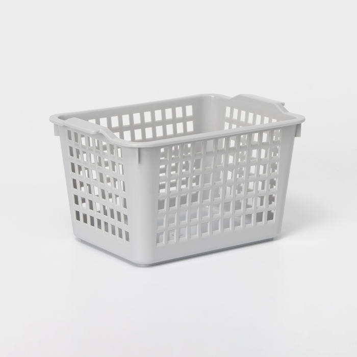 Корзина для хранения, 15×21×12 см, цвет МИКС Корзина для хранения, 15×21×12 см, цвет МИКС