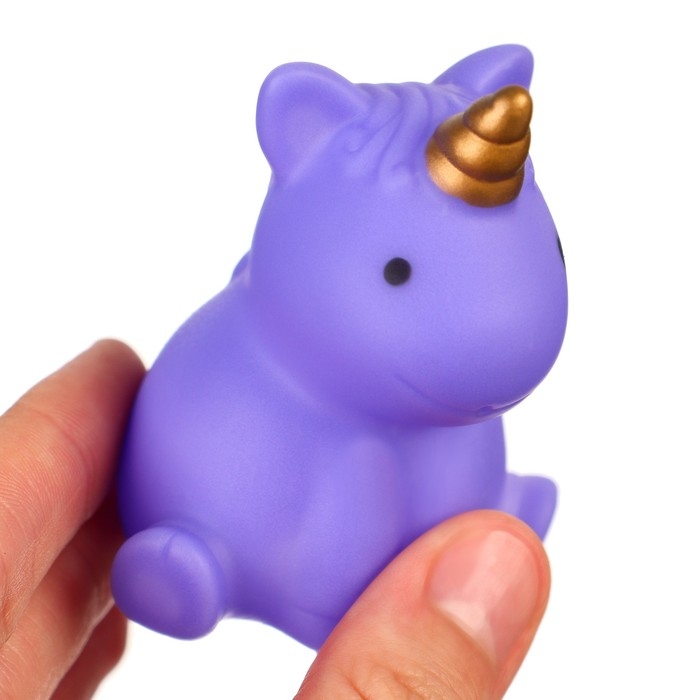 Набор резиновых игрушек для ванны «Единорожки», с пищалкой, 6 шт, Крошка Я Набор резиновых игрушек для ванны «Единорожки», с пищалкой, 6 шт, Крошка Я