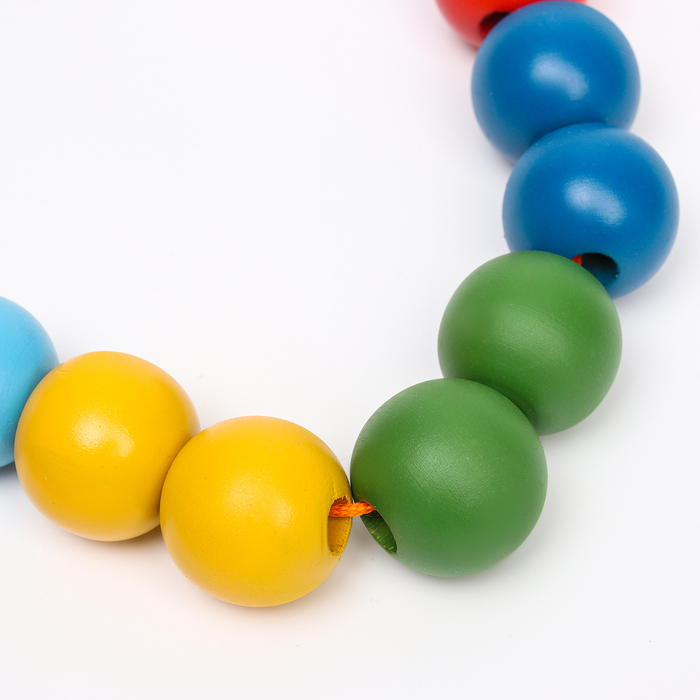 Бусы «Радуга» шары цветные, 14 шт. Бусы «Радуга» шары цветные, 14 шт.