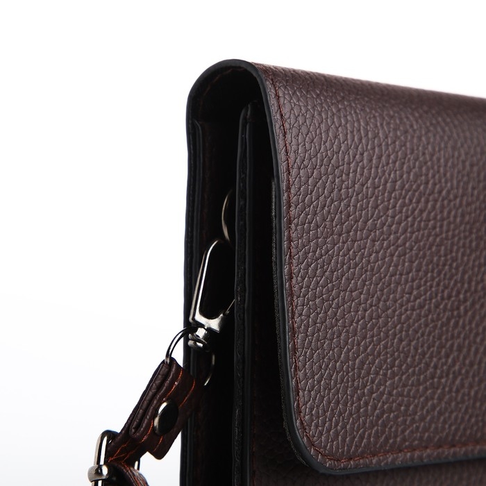 Сумка женская на магните, цвет коричневый Сумка женская на магните, цвет коричневый