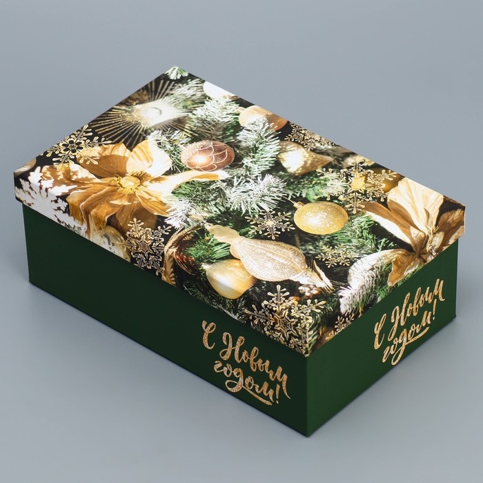 Набор подарочных коробок 10 в 1 «Елочные игрушки», 12 х 7 х 4 - 32.5 х 20 х 12.5 см, Новый год Набор подарочных коробок 10 в 1 «Елочные игрушки», 12 х 7 х 4 - 32.5 х 20 х 12.5 см, Новый год