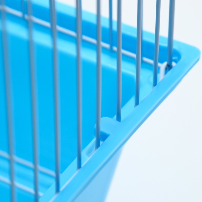 Клетка для птиц укомплектованная Bd-1/4f, 30 х 23 х 39 см, голубая Клетка для птиц укомплектованная Bd-1/4f, 30 х 23 х 39 см, голубая