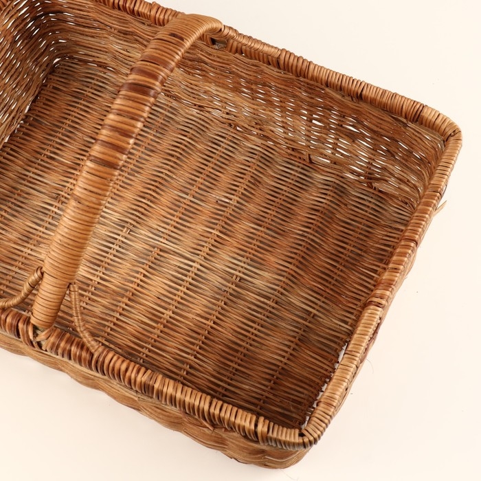 Корзина с высокой ручкой, 40х31х25 см, ротанг Корзина с высокой ручкой, 40х31х25 см, ротанг