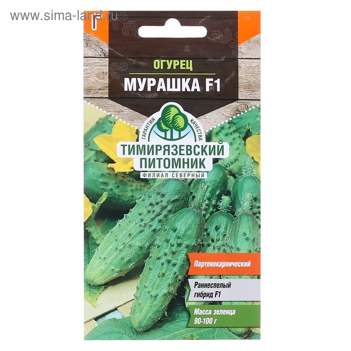 Семена Огурец  Семена Огурец "Мурашка" F1, раннеспелый, партенокарпический, 10 шт