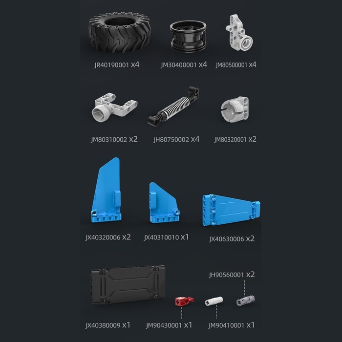 Конструктор радиоуправляемый «Монстртрак», 699 деталей Конструктор радиоуправляемый «Монстртрак», 699 деталей