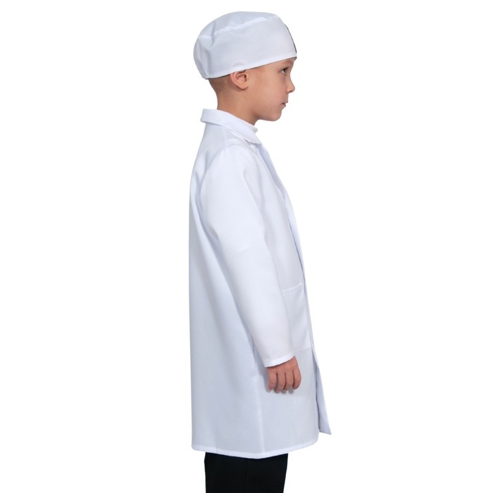 Карнавальный костюм «Доктор-2», халат, шапочка, р-р S, рост 116-122 см Карнавальный костюм «Доктор-2», халат, шапочка, р-р S, рост 116-122 см