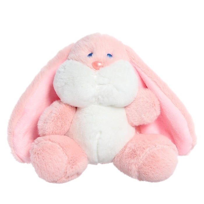 Мягкая игрушка «Щекастый кролик», на брелоке, цвета МИКС Мягкая игрушка «Щекастый кролик», на брелоке, цвета МИКС