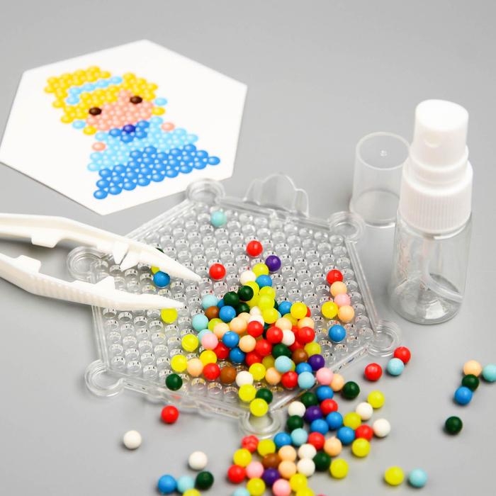 Аквамозаика «Принцессы: Ариэль и Золушка», 3 фигурки, 300 шариков Аквамозаика «Принцессы: Ариэль и Золушка», 3 фигурки, 300 шариков