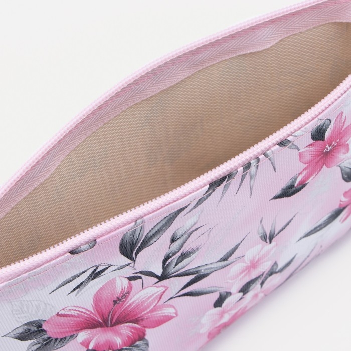 Косметичка на молнии, цвет розовый Косметичка на молнии, цвет розовый