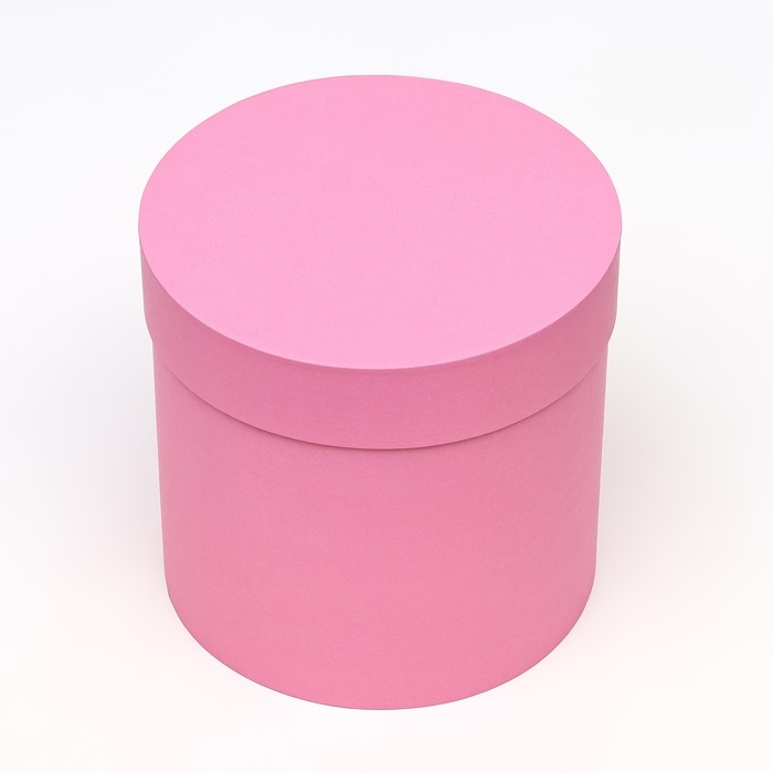 Шляпная коробка розовая, 18 х 18 см Шляпная коробка розовая, 18 х 18 см