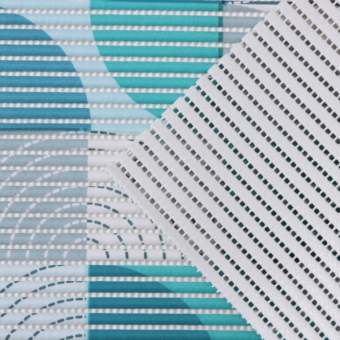 Коврик для дома Доляна «Пауль», 40×65 см, цвет бирюзовый Коврик для дома Доляна «Пауль», 40×65 см, цвет бирюзовый