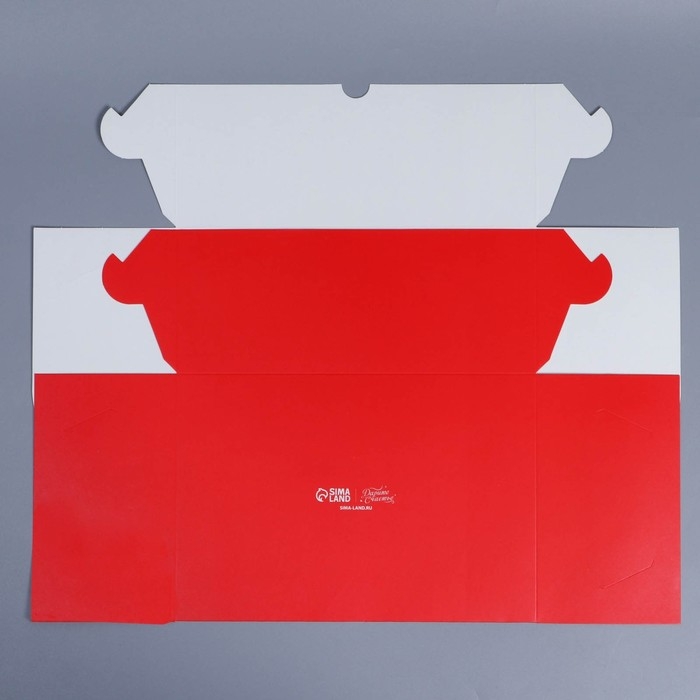 Коробка складная на 6 капкейков с окном «Веточки», 25 х 17 х 10 см, Новый год Коробка складная на 6 капкейков с окном «Веточки», 25 х 17 х 10 см, Новый год