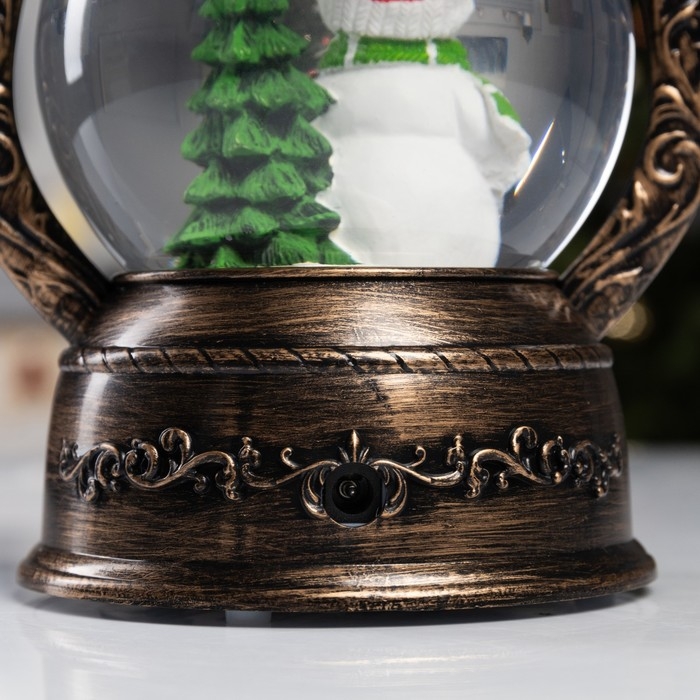 Фигура светодиодная  Фигура светодиодная "Снеговик" 20х14х11 см, батарейки ААx3 (не в комплекте), USB, свечение тёплое белое