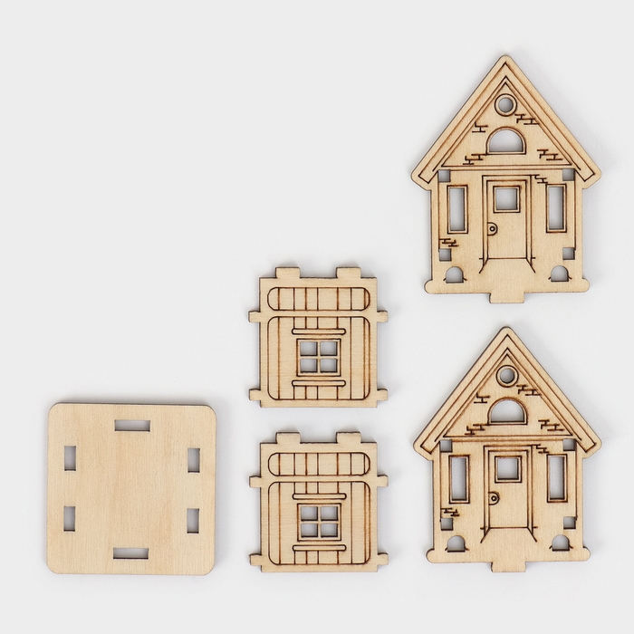 Подставка под зубочистки Доляна «Домик», 5×5×7 см Подставка под зубочистки Доляна «Домик», 5×5×7 см