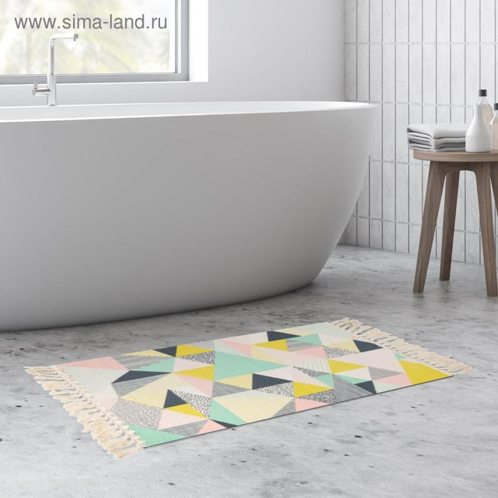 Коврик Этель  Коврик Этель "Геометрия" 60х90 см, 50% хл, 50% п/э