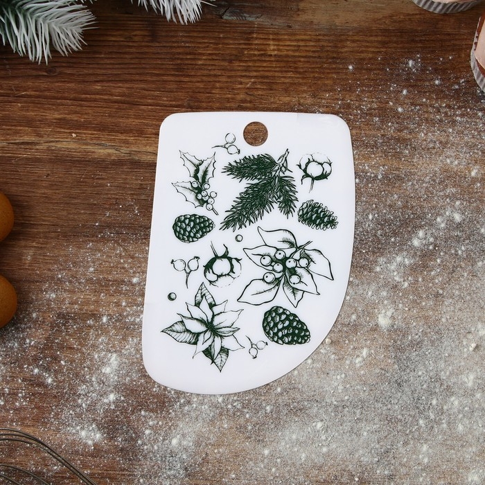 Новый год. Набор кондитерских шпателей «Рождество» 11.5×8 см, 11.2×6.5 см, 10×7 см, 3 шт Новый год. Набор кондитерских шпателей «Рождество» 11.5×8 см, 11.2×6.5 см, 10×7 см, 3 шт