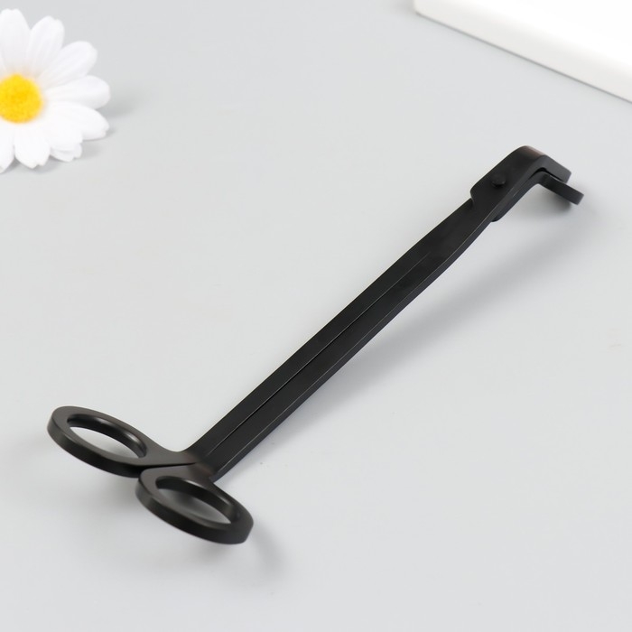 Ножницы для свечей нержавеющая сталь чёрные 18х6 см Ножницы для свечей нержавеющая сталь чёрные 18х6 см