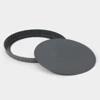 Форма для выпечки Доляна &laquo;Жаклин&raquo;, d=28 см, разъёмная, антипригарное покрытие, чёрная