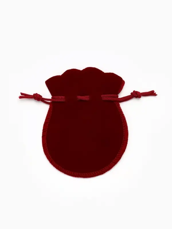 Набор мешочков бархатных набор 100шт., 7&times;9, цвет бордовый (1249689)