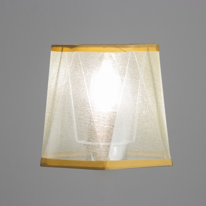 Абажур Абажур "Вуаль" E27/Е14 золото 14х16х13 см