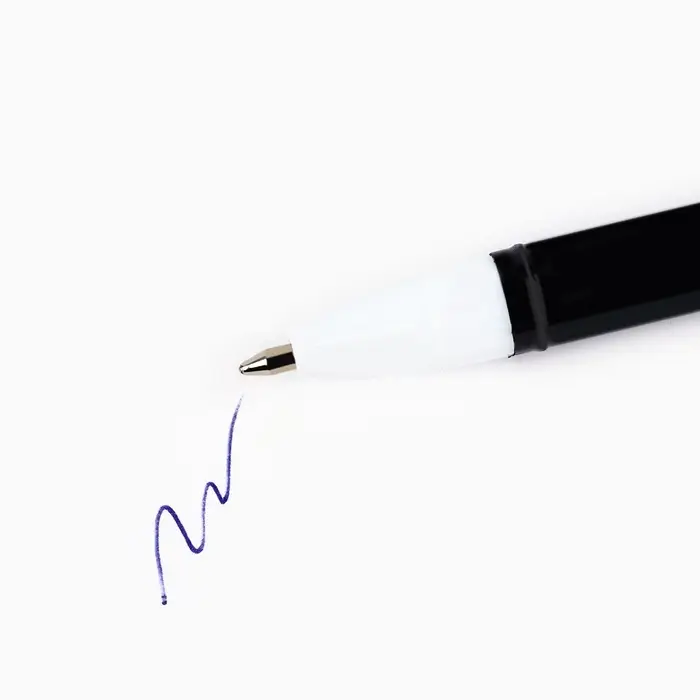 Ручка шариковая, синяя паста, 0.5 мм, пластиковый корпус с колпачком «PROвыбор, черная»