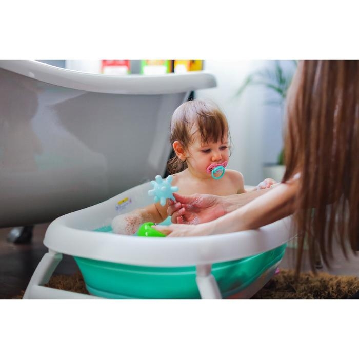 Ванночка детская складная, цвет бирюзовый Ванночка детская складная, цвет бирюзовый