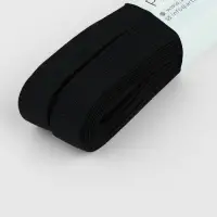 Резинка вязаная, 15 мм, 10&plusmn;0.5 м, чёрная