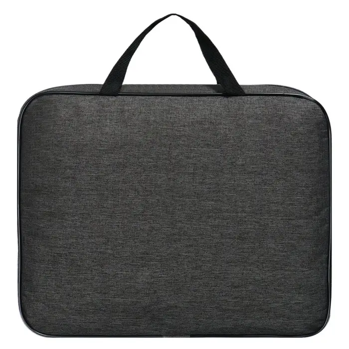 Папка с ручками текстильная А4, Офис - премиум &laquo;Графит&raquo;, для бумаг, для офиса, 350&times;270&times;60 мм, ПДМ-111