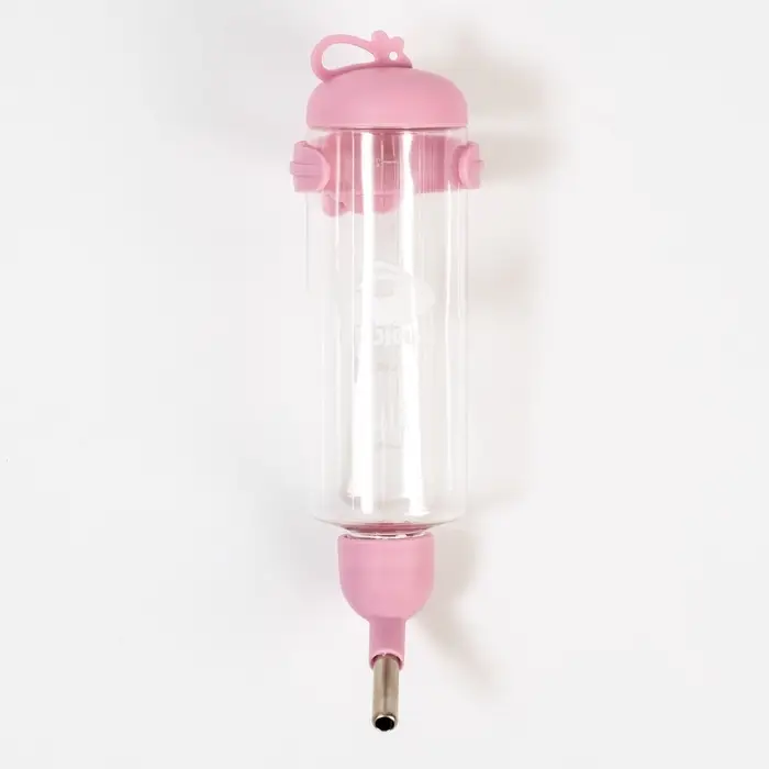 Поилка для грызунов  Поилка для грызунов "Пижон", 250 мл, розовая