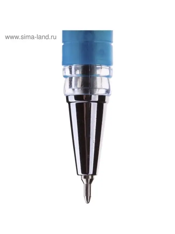 Ручка шариковая Berlingo. I-10, синий стержень, узел 0.4 мм, резиновый упор