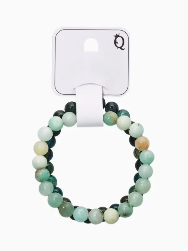 Набор браслетов 2 шт.&laquo;Амазонит и Азурит&raquo;, d=6 см, шар №8, голубой
