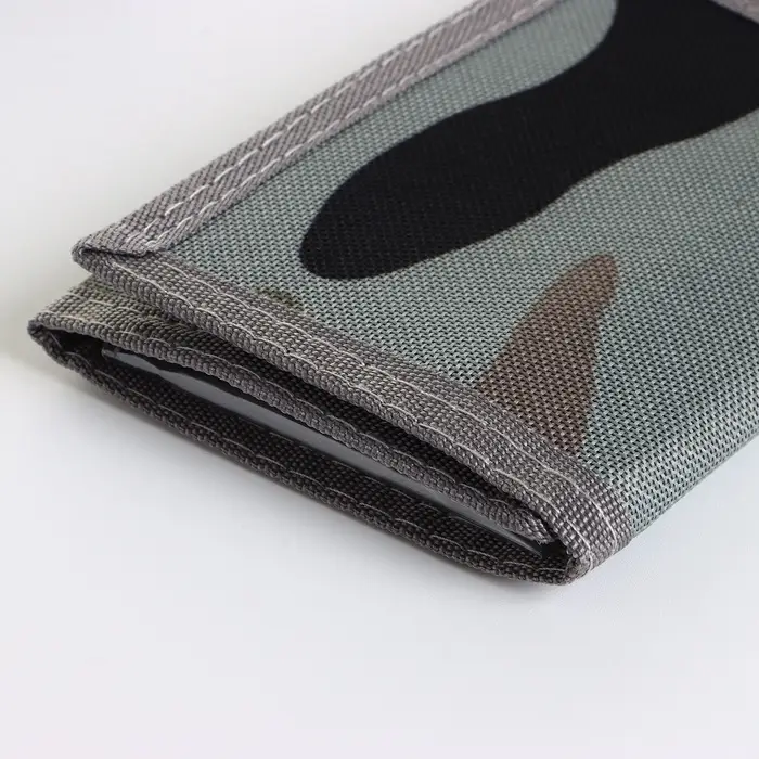 Кошелёк на липучке, серый