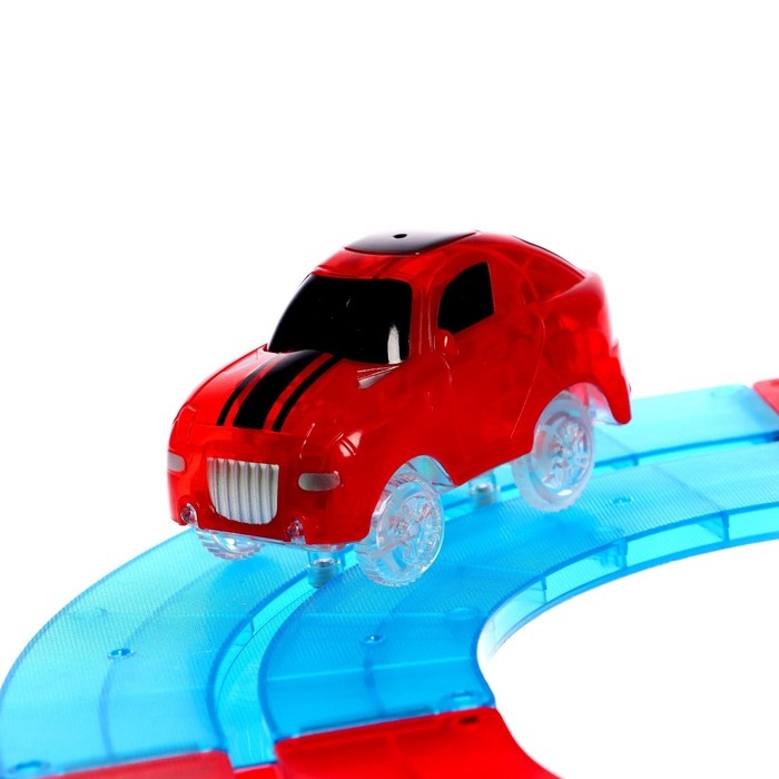 Конструктор магнитный «Магический трек», машинка ездит от батареек, 72 детали Конструктор магнитный «Магический трек», машинка ездит от батареек, 72 детали