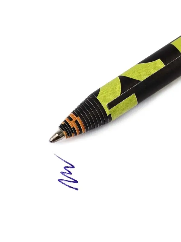 Ручка-эко, шариковая, синяя паста, 1.0 мм «Чёрный неон» PROвыбор. Ручка-эко, шариковая, синяя паста, 1.0 мм «Чёрный неон» PROвыбор.