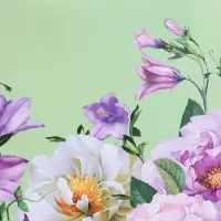 Пакет подарочный ламинированный "Цветы" 26 х 12 х 32 см