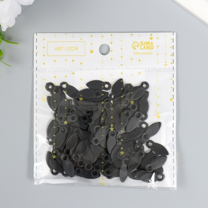 Фото-анкер (набор 100 шт) пластик чёрный 2,4х0,9 см Фото-анкер (набор 100 шт) пластик чёрный 2,4х0,9 см