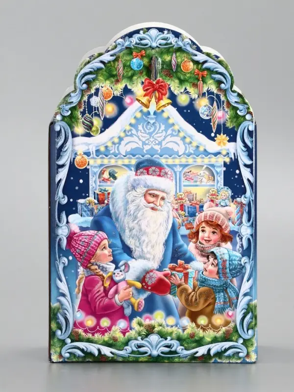 Подарочная коробка новогодняя «Новогодняя карусель», фигурная, 160×75×260 см Подарочная коробка новогодняя «Новогодняя карусель», фигурная, 160×75×260 см