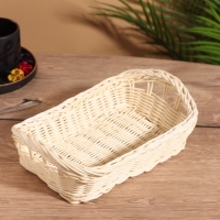 Корзина плетеная 23x16x8 см, ротанг