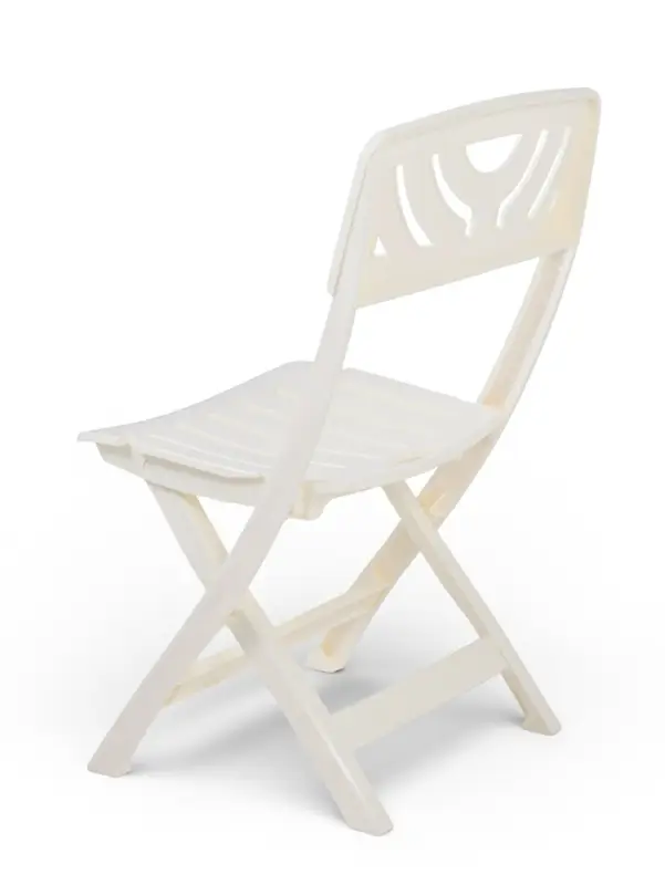 Стул садовый Decorona DeRiviera, 46&times;50&times;82 см, складной, пластиковый, белый