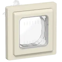 FLITE Рамка 1-местная IP55 Рпро-1-55-ФлСл сливочный IEK